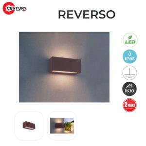 Applique LED Reverso Corten E27 IP65